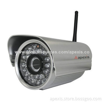 Wireless Waterproof IR IP Camera, Supports IR-cut for Day and Night Vision Monitoring